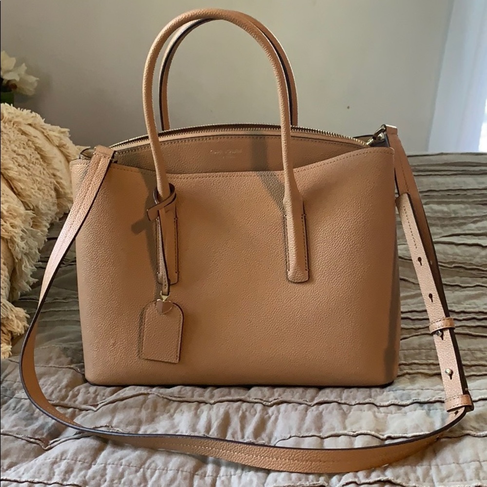 Kate Spade Tan Leather Satchel